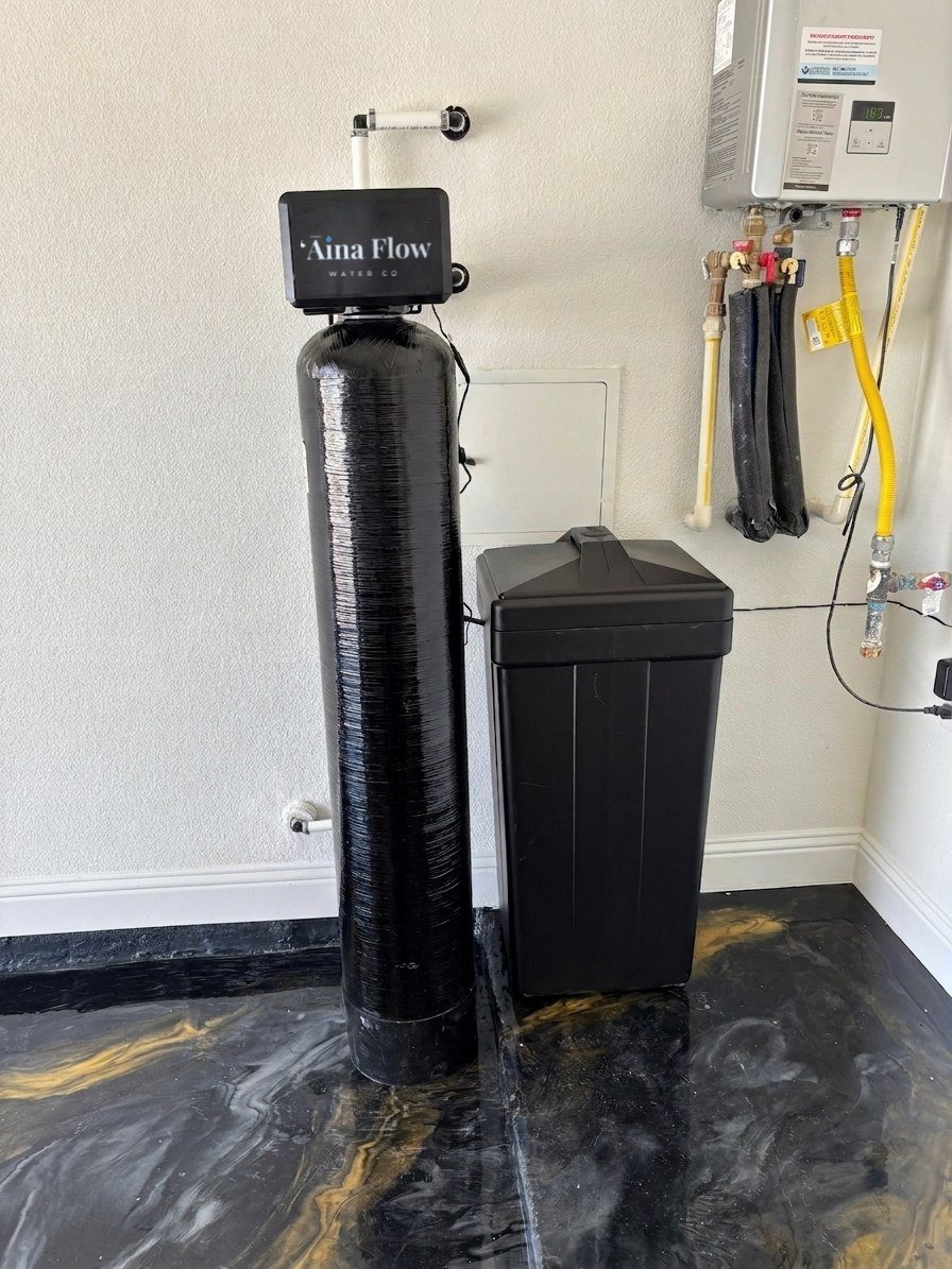 Water treatment system installation, example 1