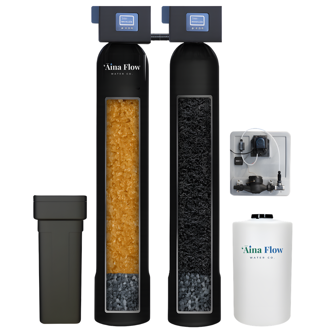 Home Iron and Sulfur Removal System installed by Aina Flow Water Co